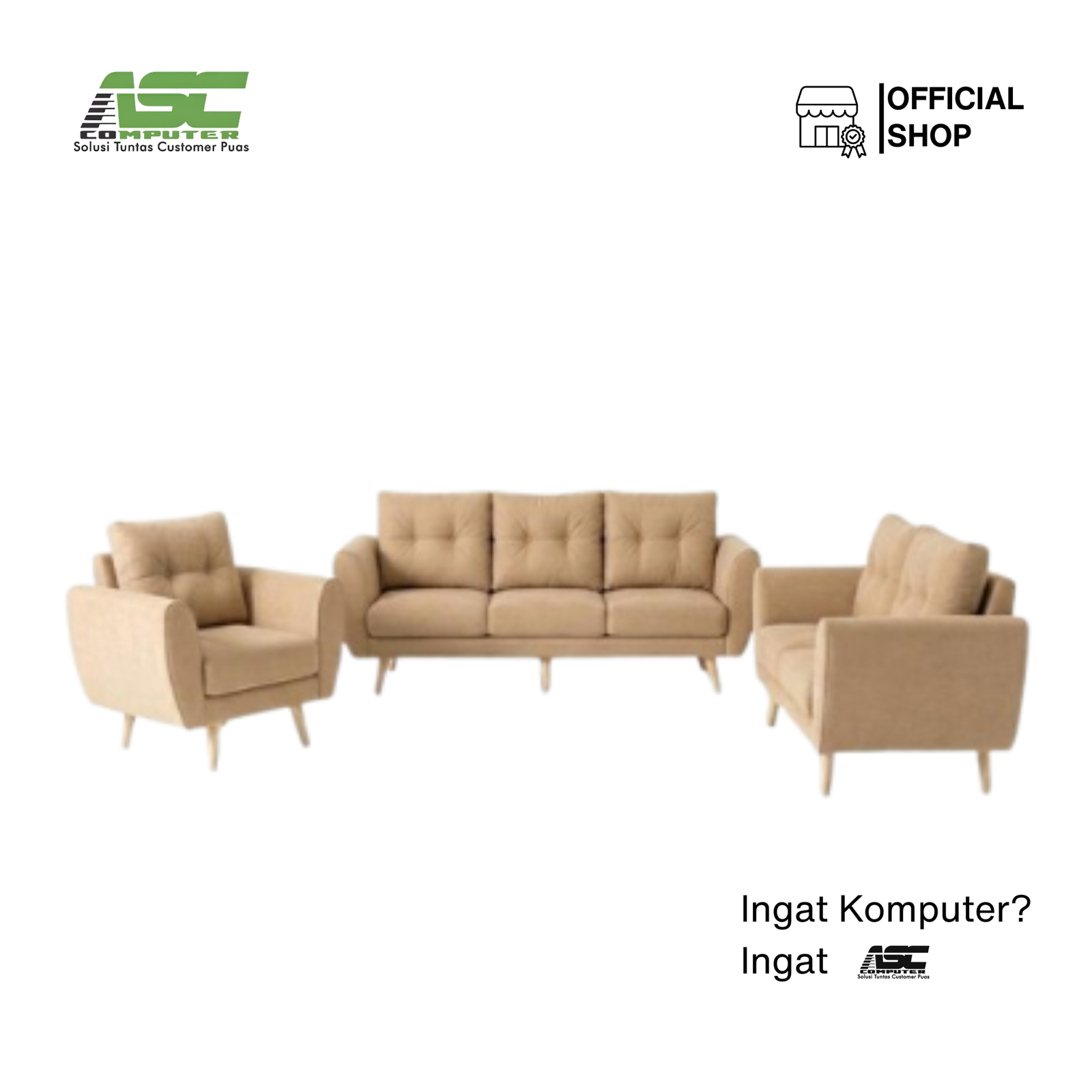Sofa Set Canova Scotland 211 – Set Sofa Ruang Tamu Mewah Klasik Kontemporer