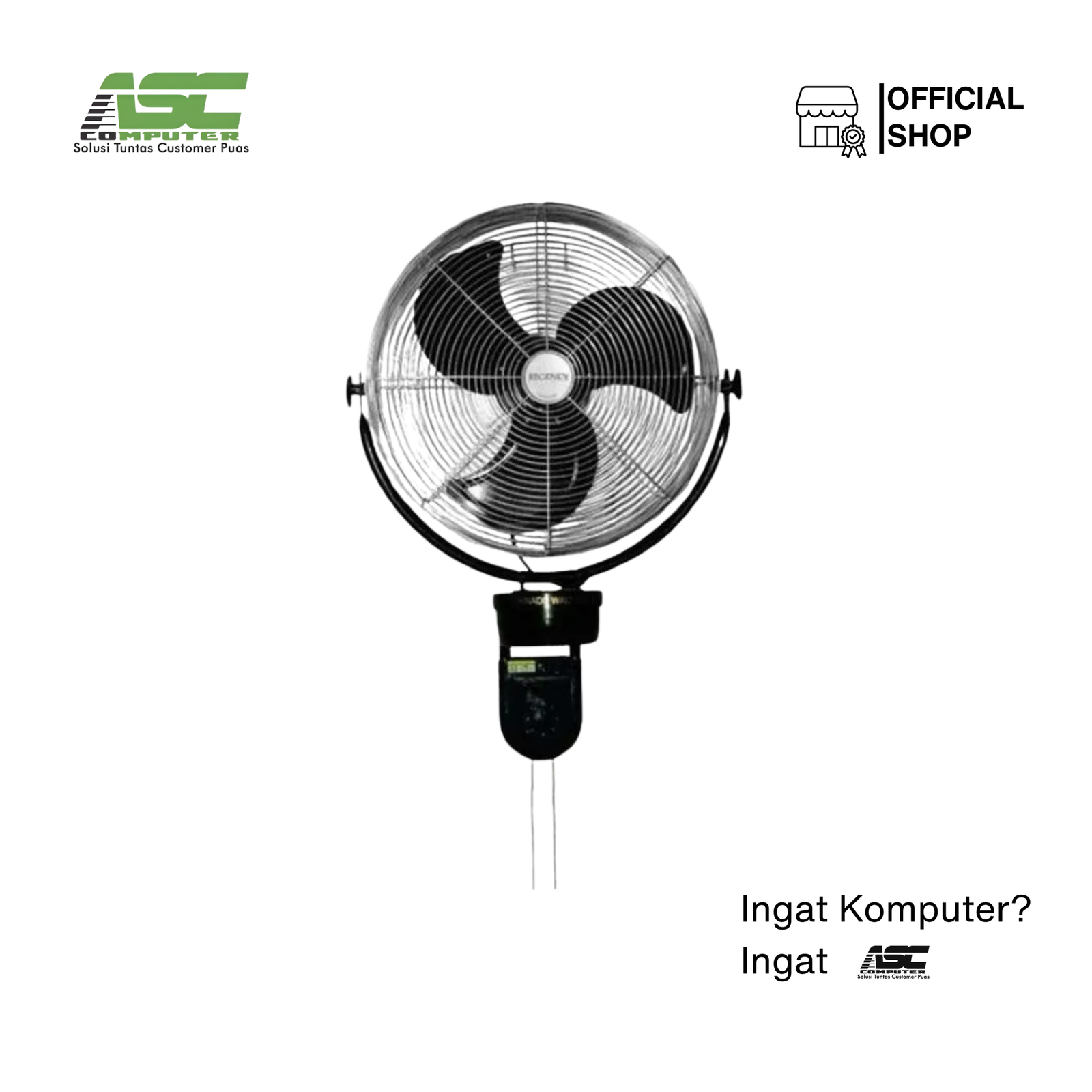 Kipas Angin Dinding Besi Tornado Fan Regency TW-30 / TW12