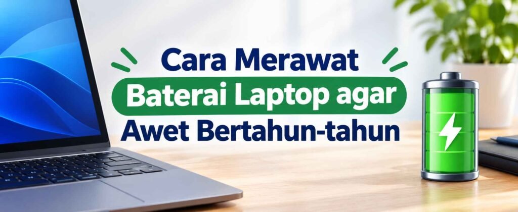 Cara Merawat Baterai Laptop agar Awet Bertahun-tahun