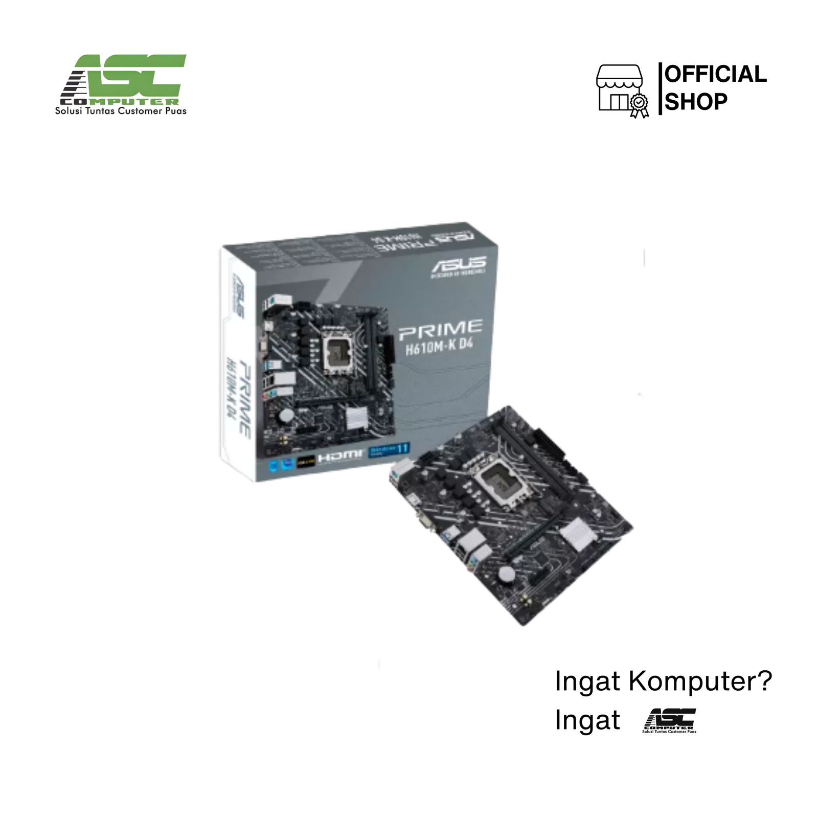 Mainboard Asus Prime H610M-K D4