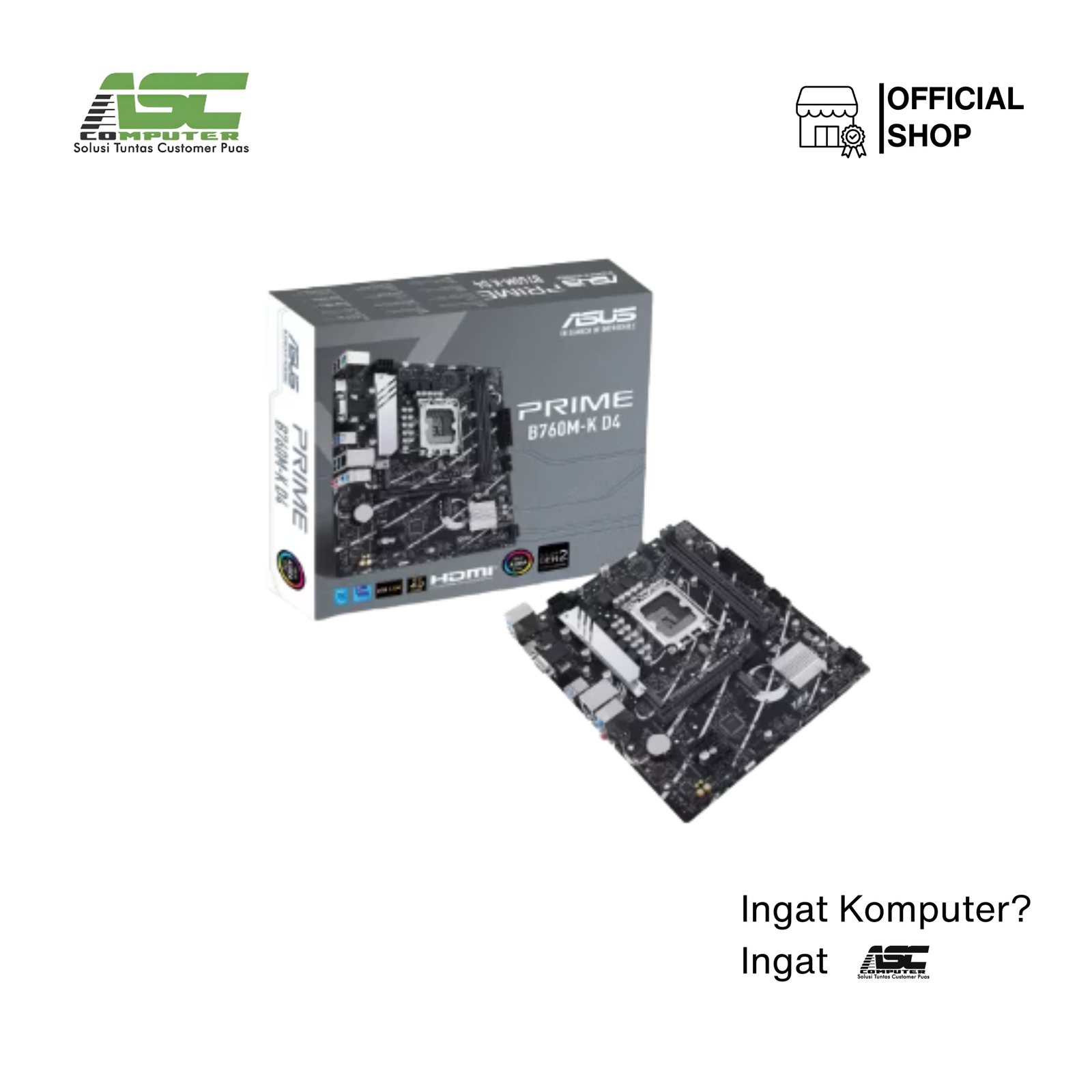 Mainboard Asus B760M-K D4 LGA 1700 / Intel Gen 12-Alder Lake