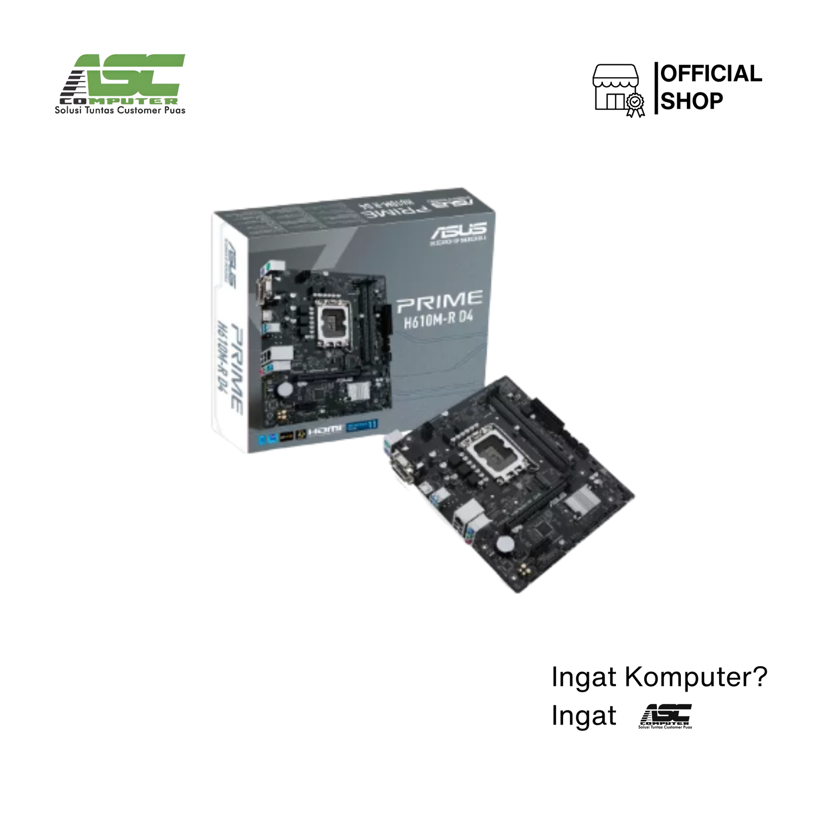 Motherboard ASUS PRIME H610M-R DDR4