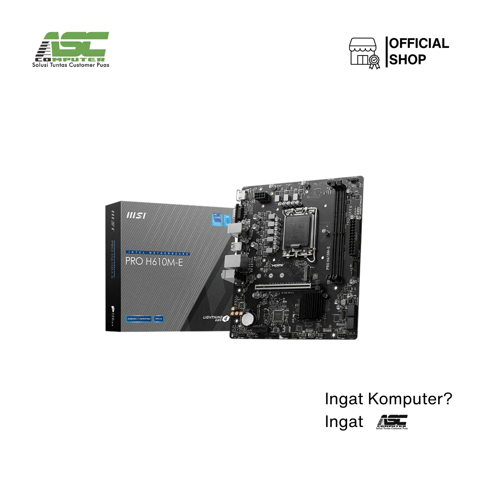 MSI PRO H610M-E DDR5