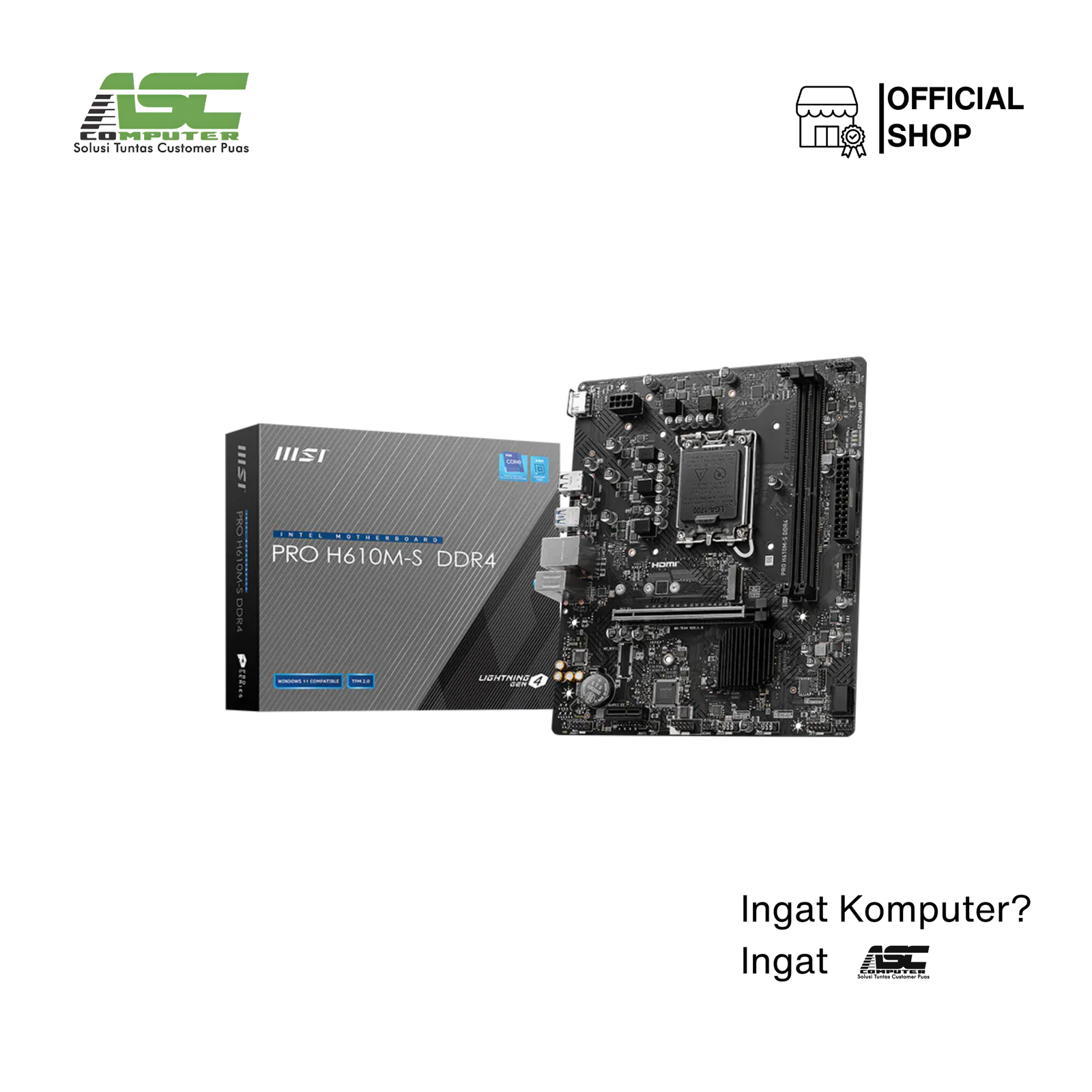 Motherboard MSI H610M-S DDR4