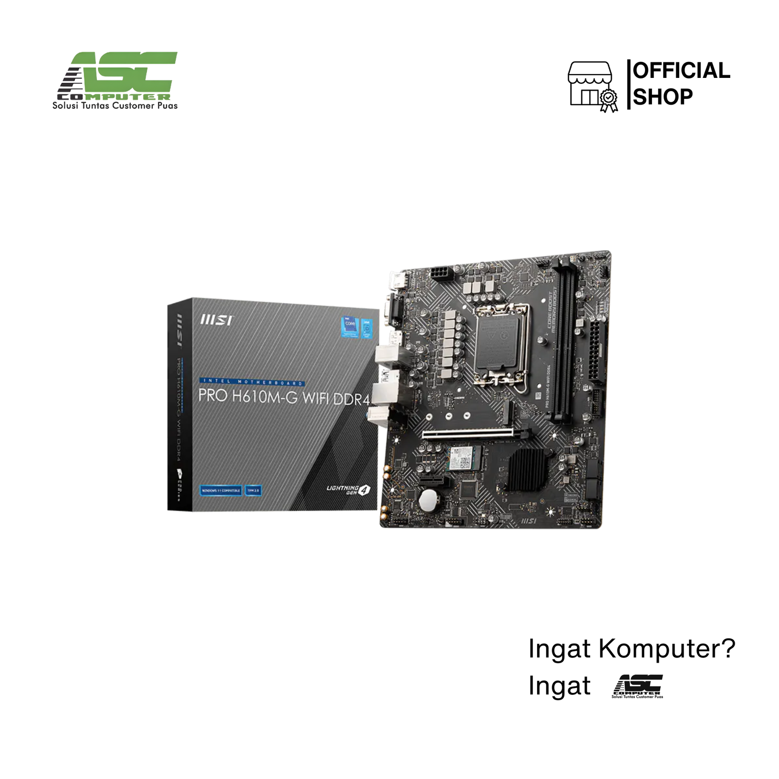 Motherboard MSI PRO H610M-G WIFI DDR4