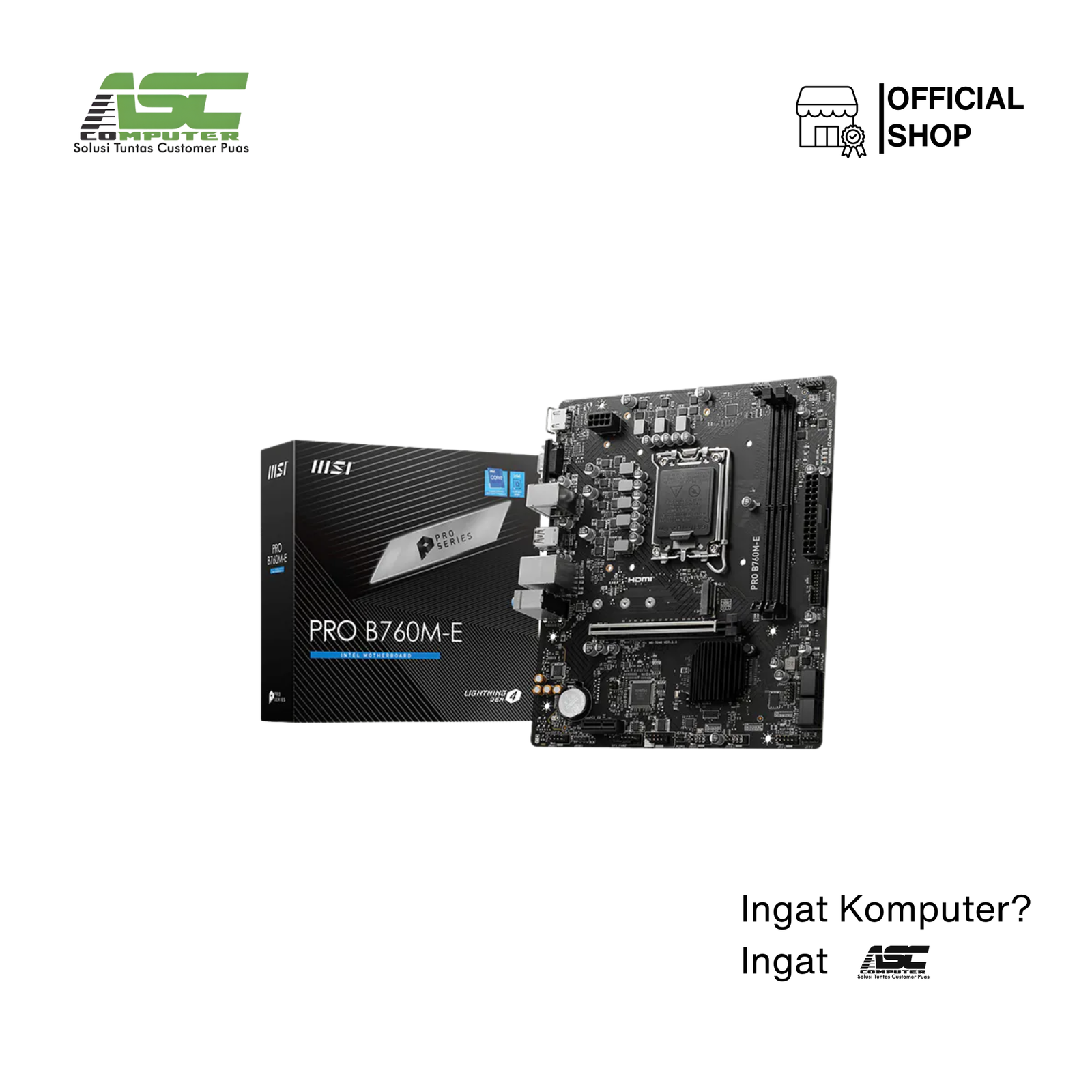 MSI Pro B760M-E DDR5