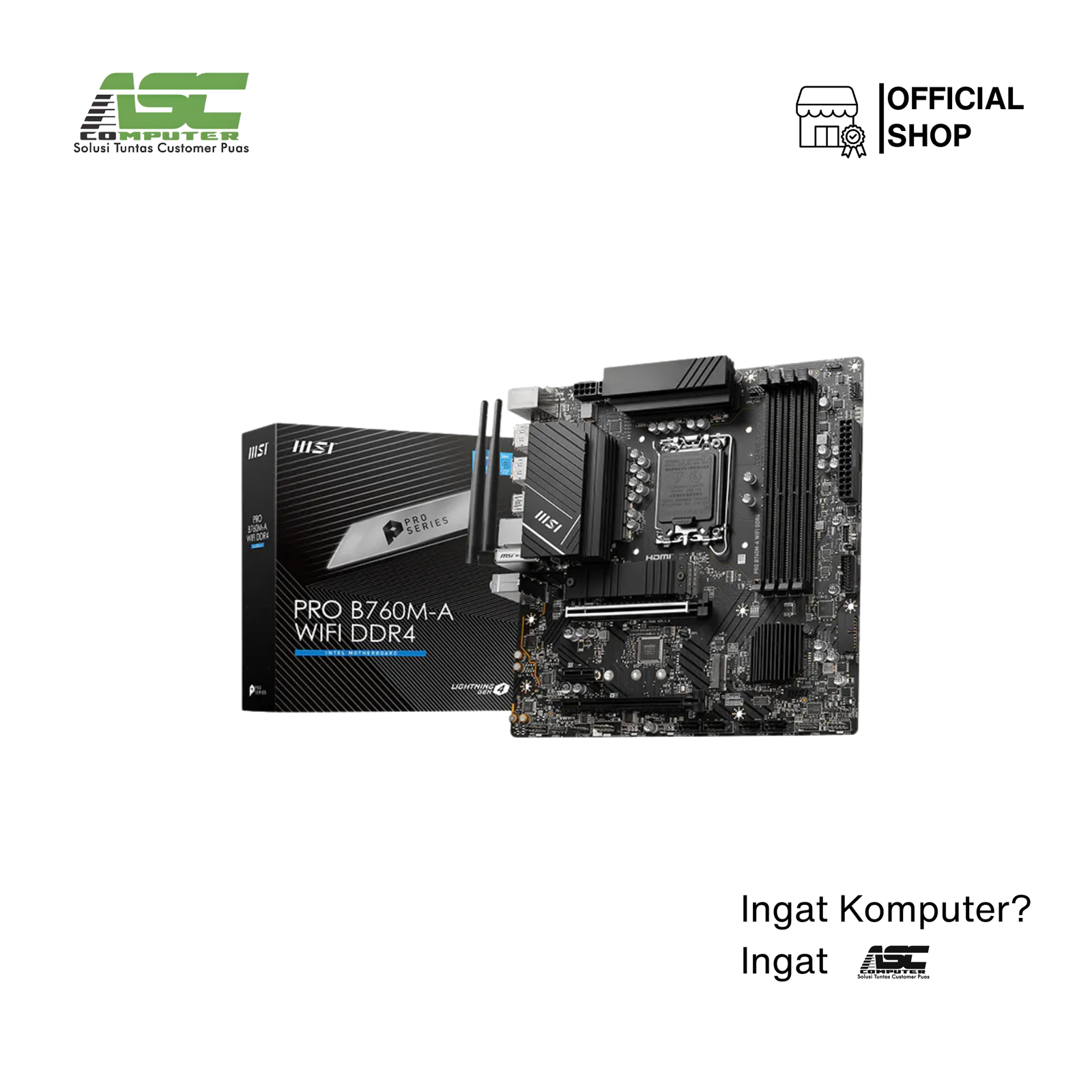 MSI Pro B760M-A Wifi DDR4