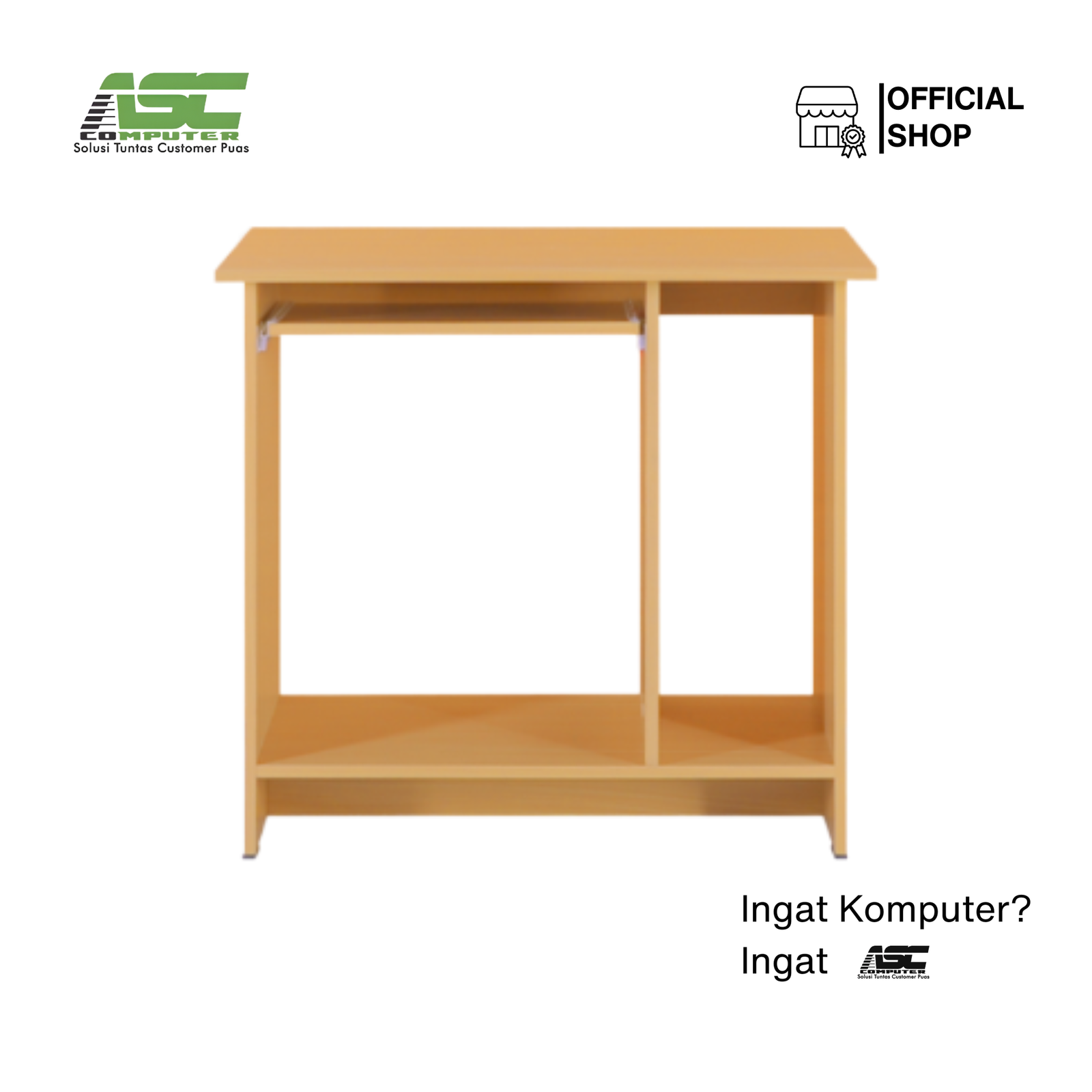 MEJA KOMPUTER ACTIV VINO CT 80 BEECH