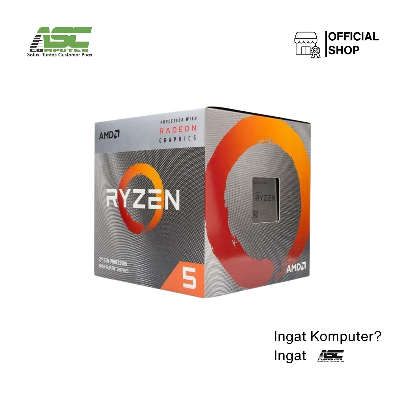 AMD CPU Ryzen 5 3400G SR1 Box