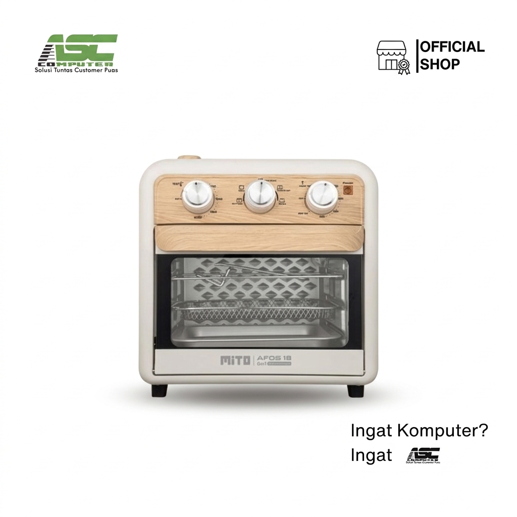 MITO AIR FRYER OVEN AFOS18 CREME WOOD