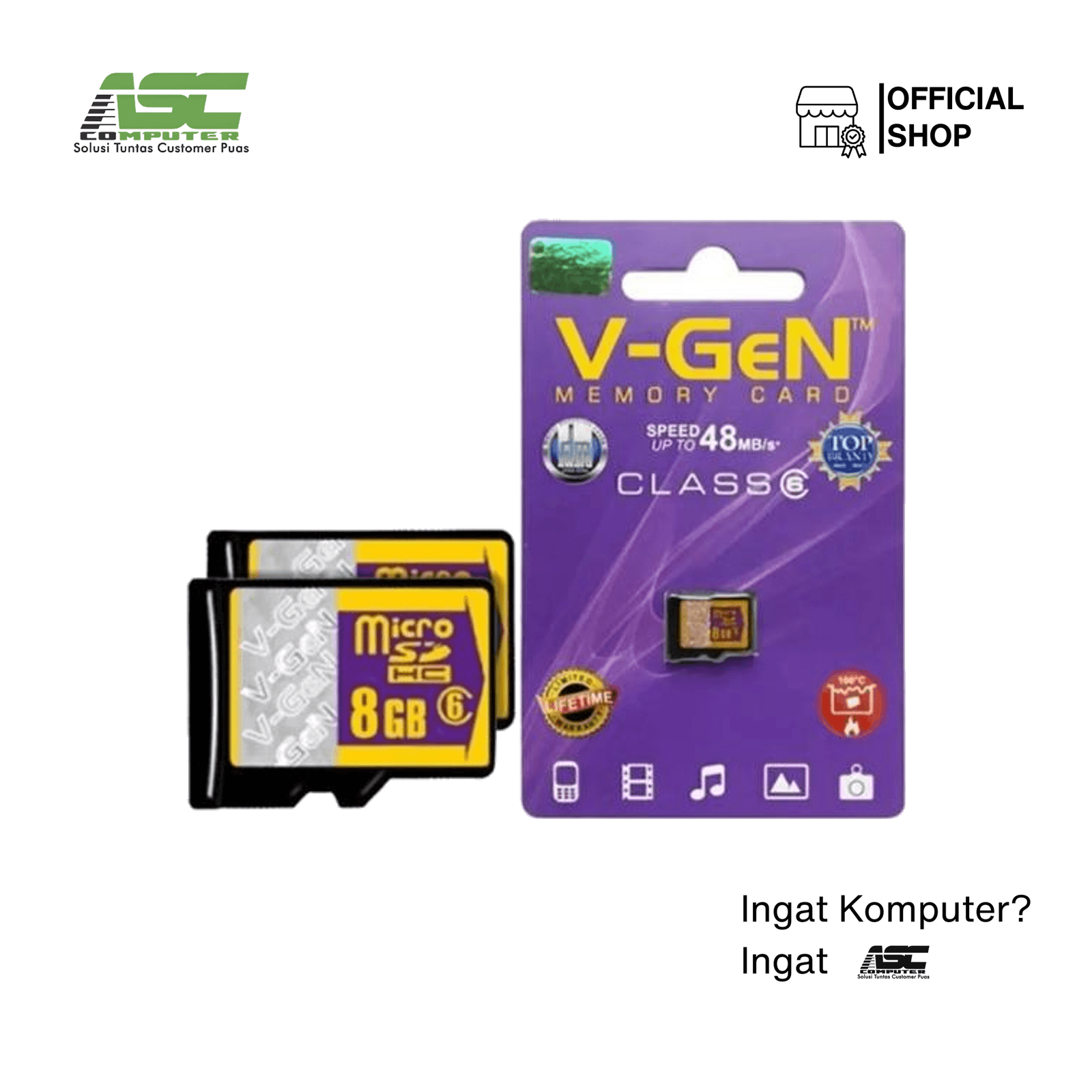 Micro SD 8GB V-Gen