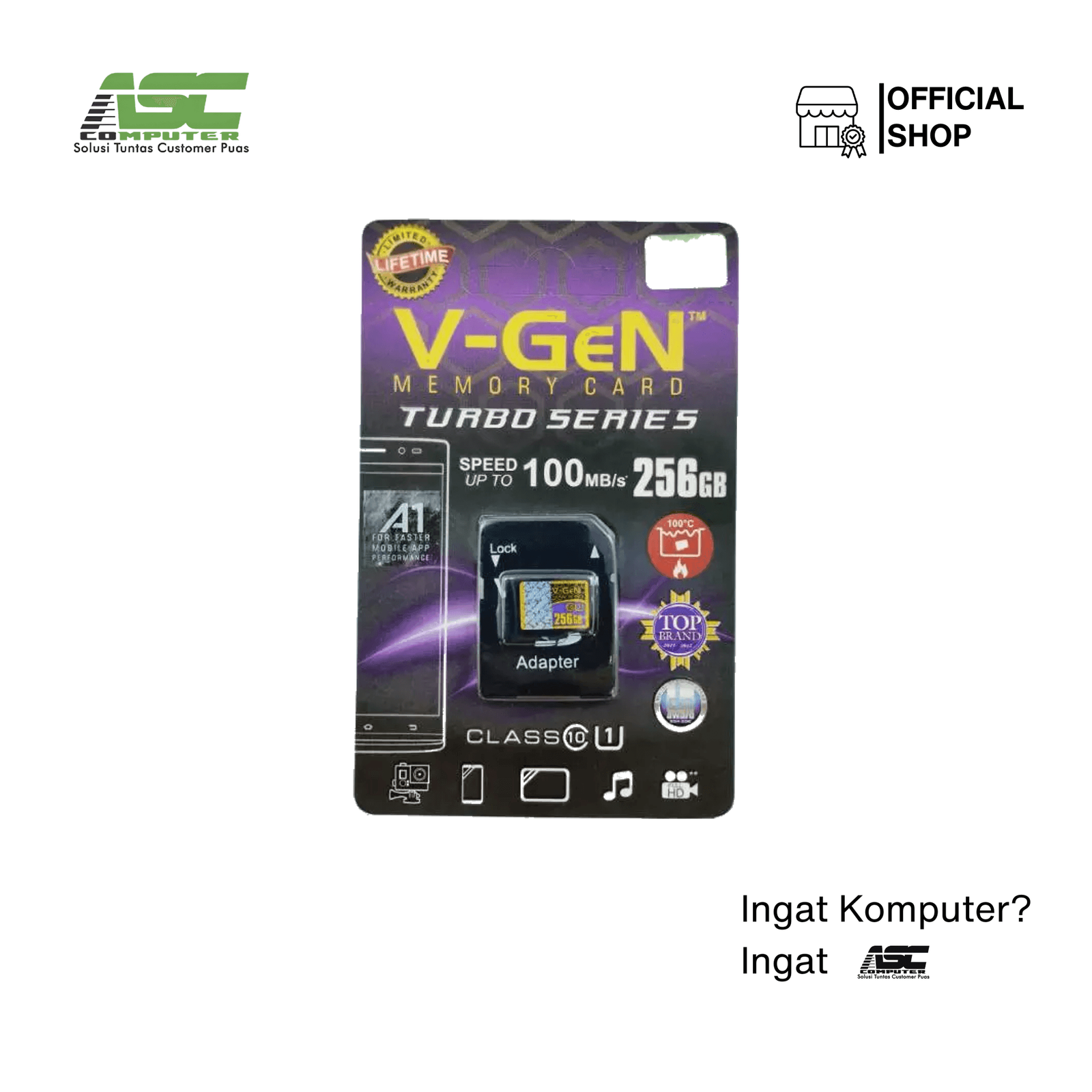 MicroSD V-Gen Turbo Series 256GB