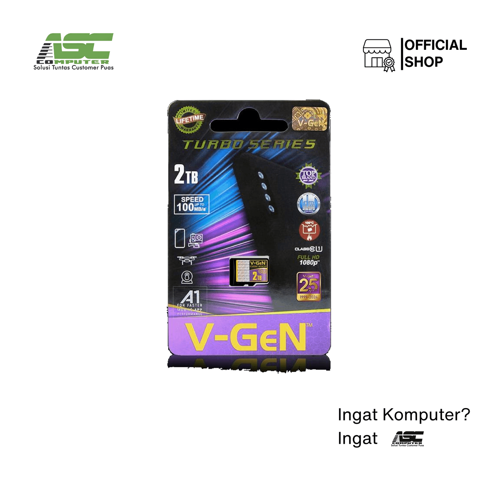 Micro SD V-Gen Turbo 1TB Class 10