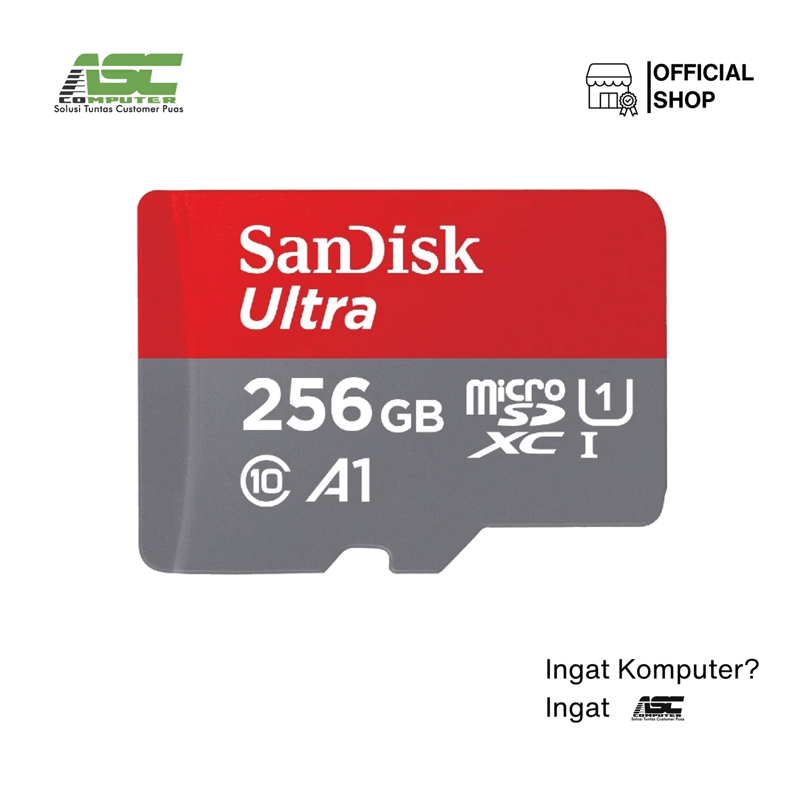 Micro SD SanDisk Ultra 256GB Class 10 A1 150MB/s