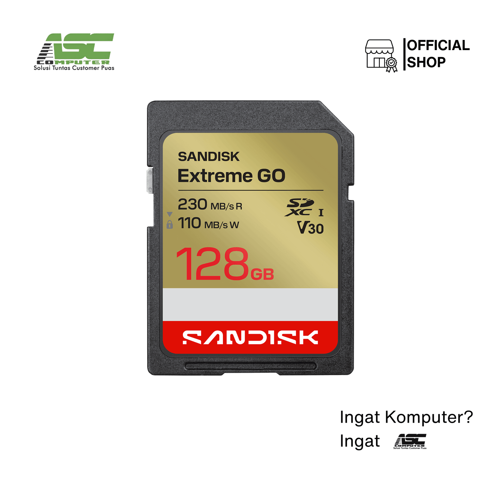 SanDisk Extreme SDXC Memory Card 128GB