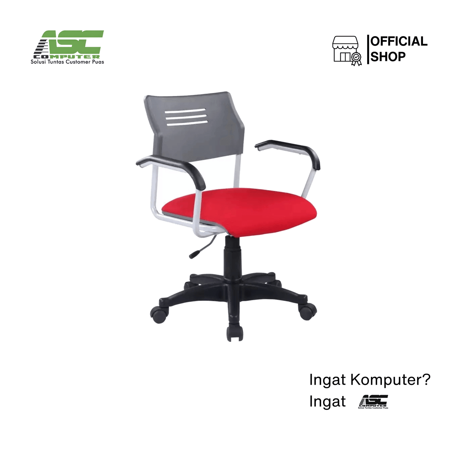 Kursi Kantor Chitose Fitto SW – Red