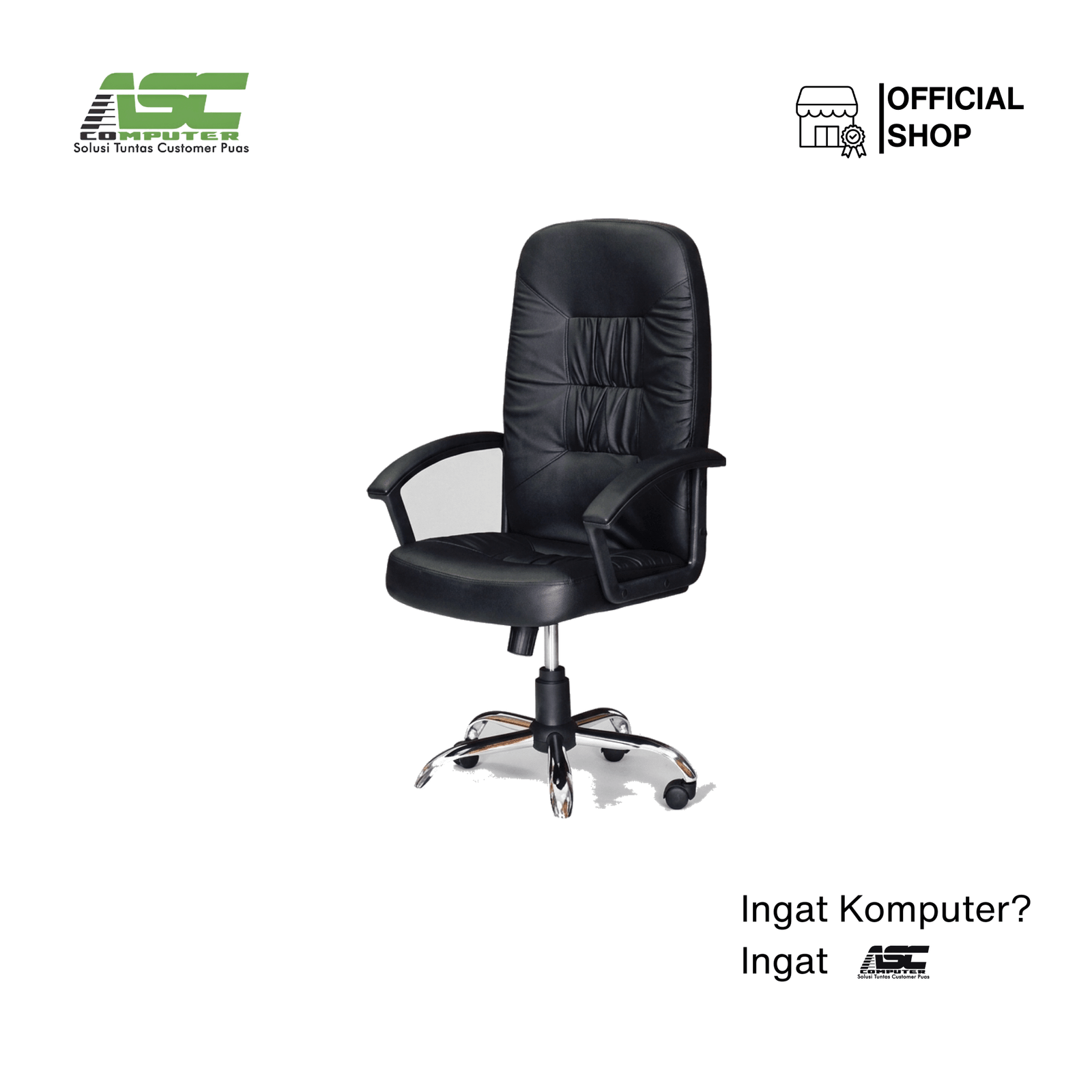 Kursi Direktur Kantor Activ Kent KD 102 Hitam