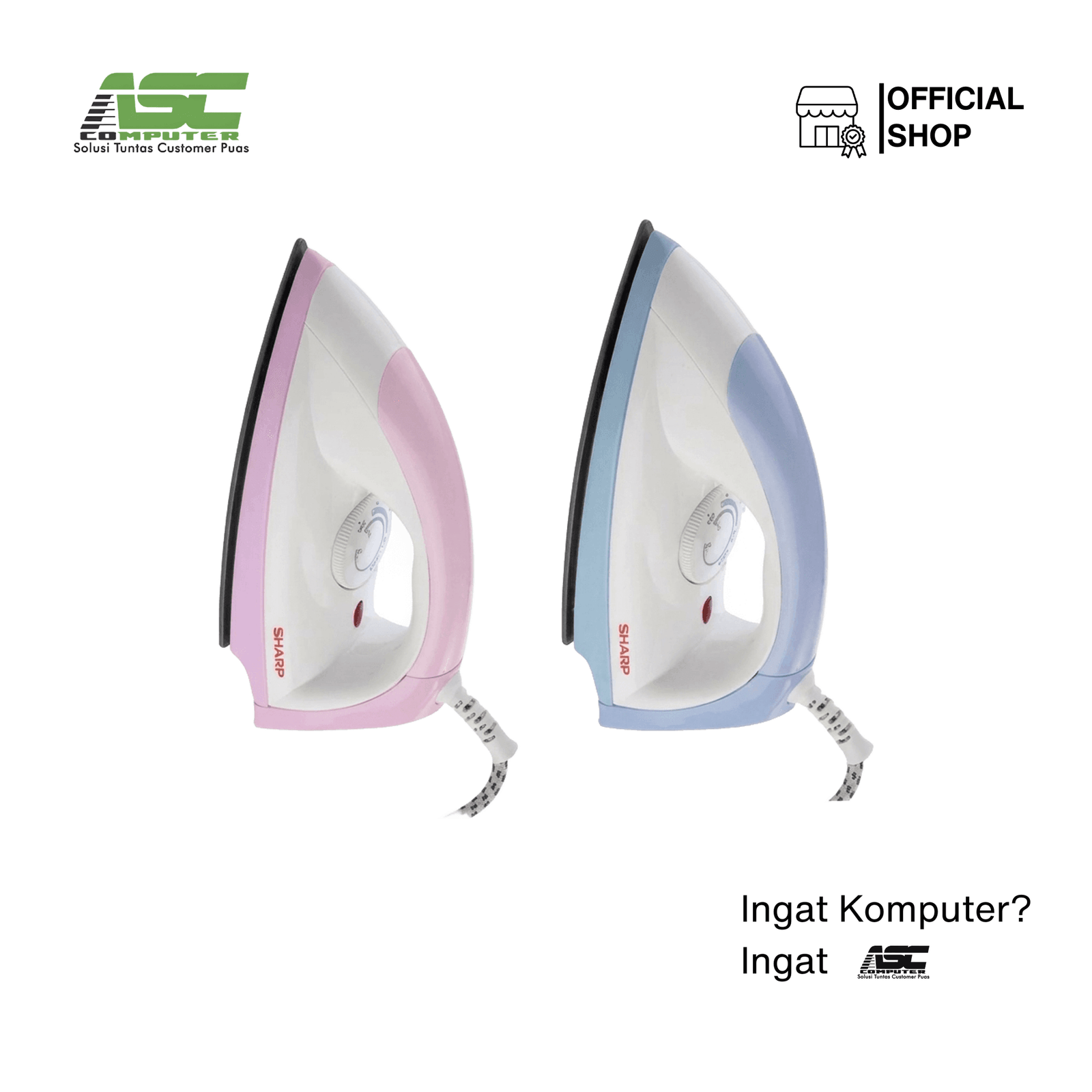 Setrika Kering Philips DST0510/70 Series 500 Anti Lengket 350W