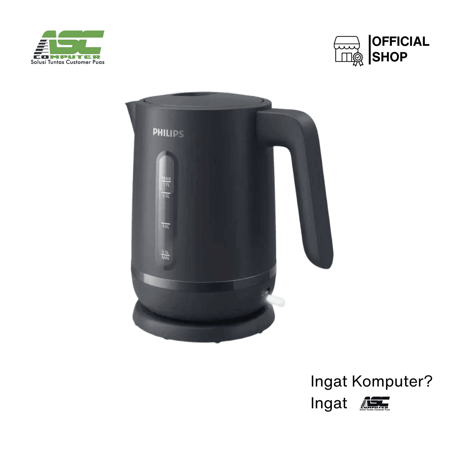 Teko Listrik Philips HD9314/92 Electric Kettle 1.7 Liter