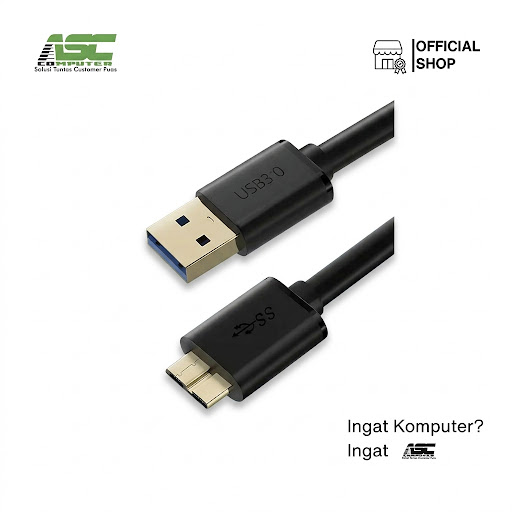 Kabel USB 3.0 Type-A to Micro-B Hardisk Eksternal