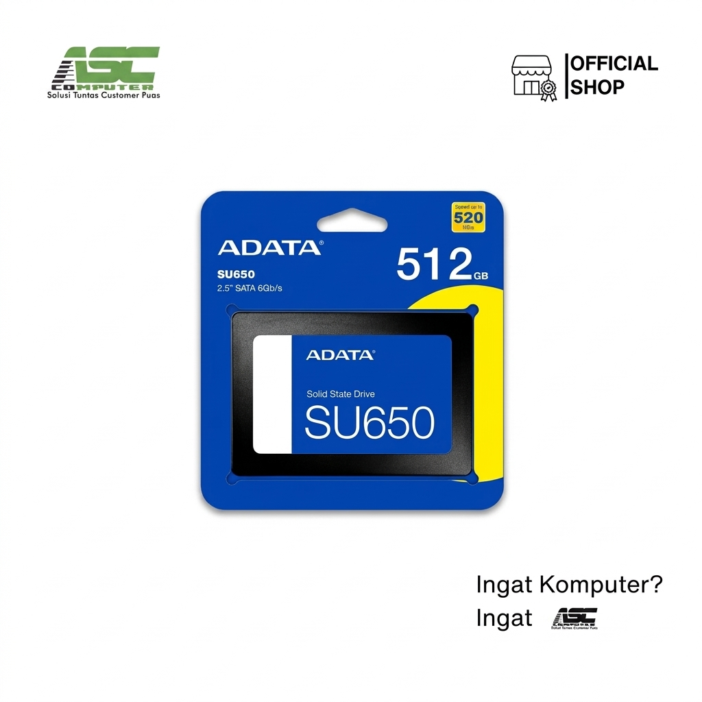 SSD ADATA Ultimate SU650 512GB 2.5 Inch SATA III
