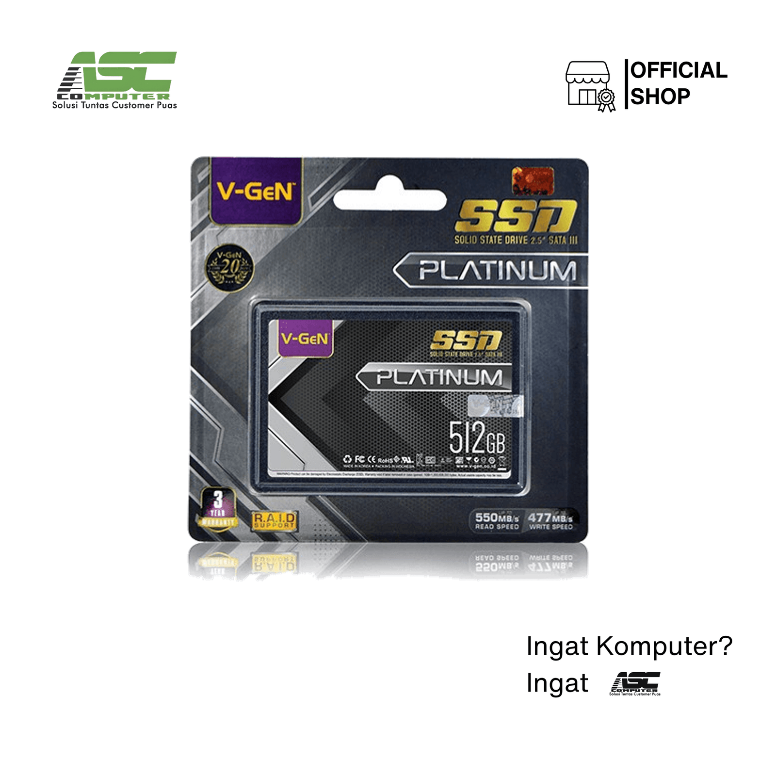 SSD Sata V-Gen 512GB