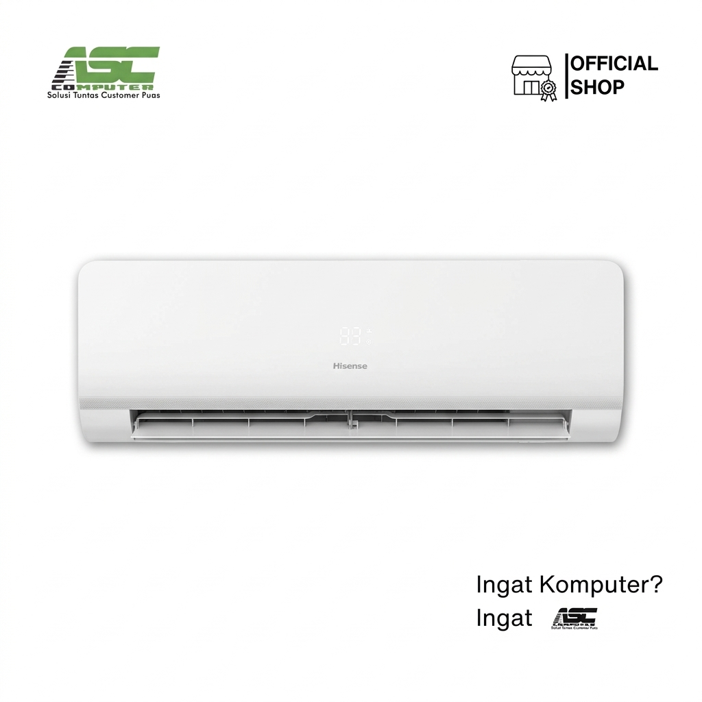AC Split Inverter Hisense 1 PK AI09KCG-ID Smart Cool R32
