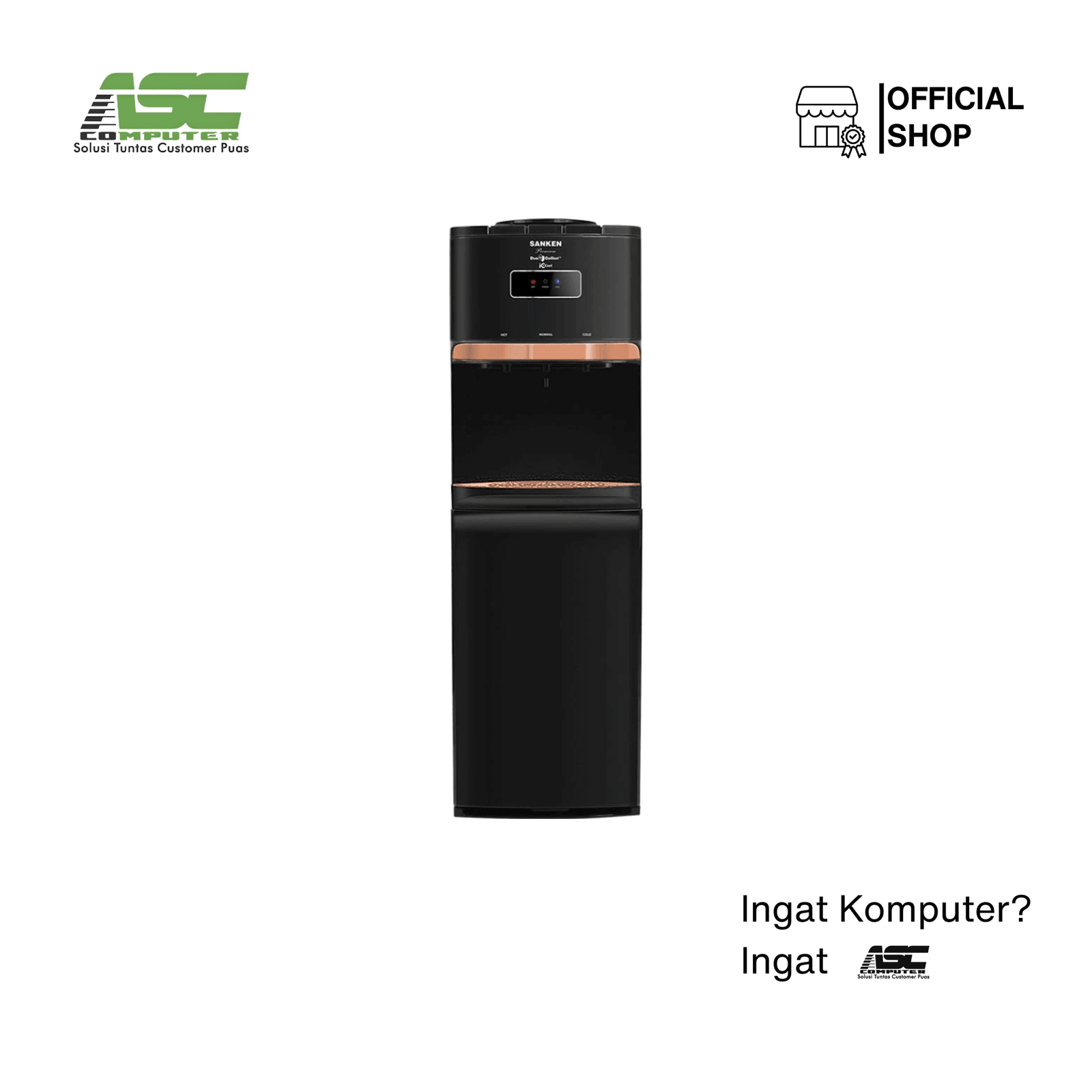 Dispenser Galon Bawah SANKEN HWD-Z79IC Hot, Normal & Cool