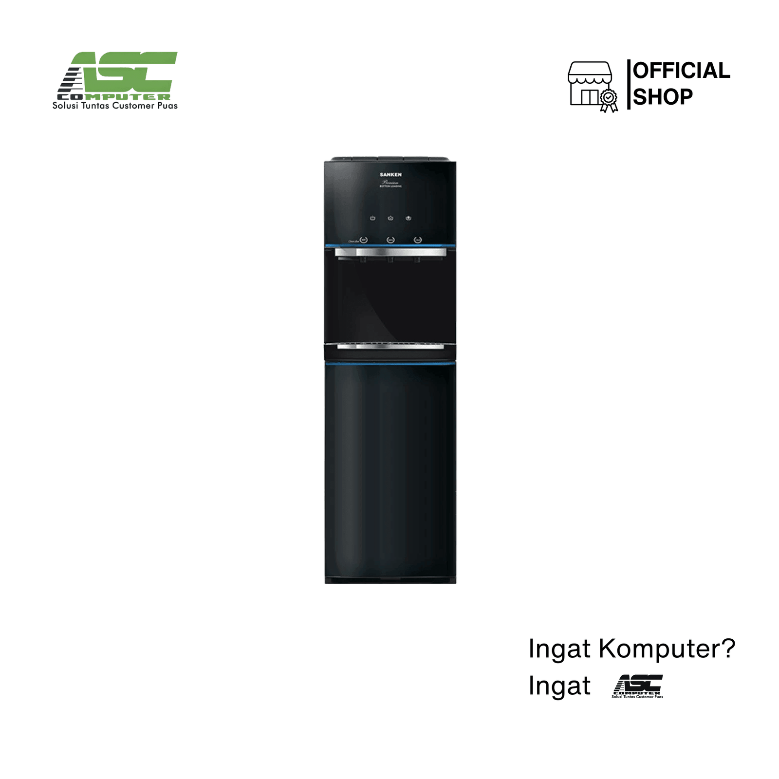 Dispenser Galon Bawah SANKEN HWD-C590G-BK Hitam