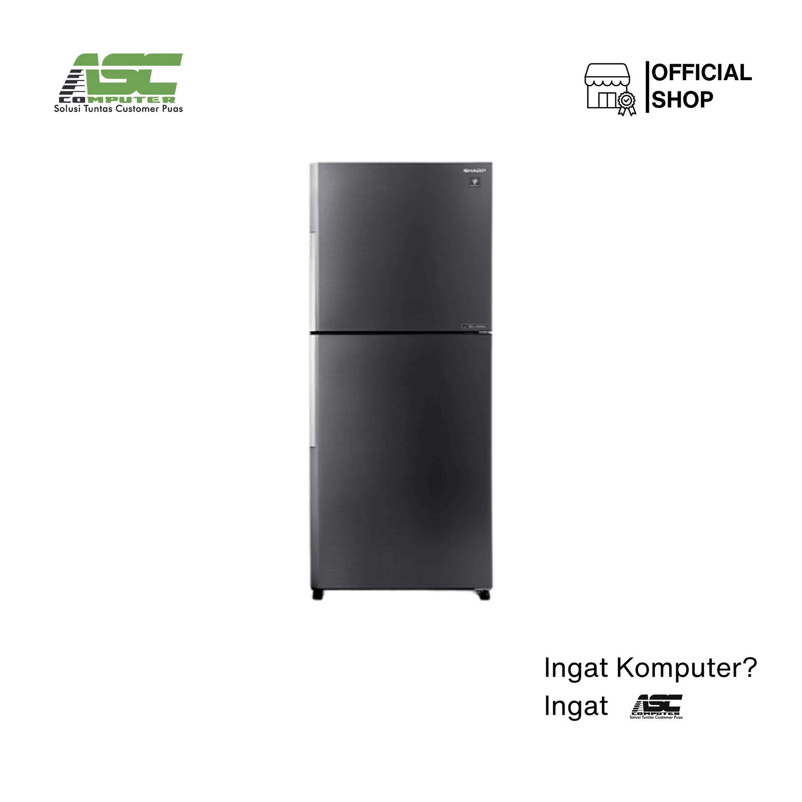 Kulkas 2 Pintu SHARP SJ-IT660PM-DS Dark Silver
