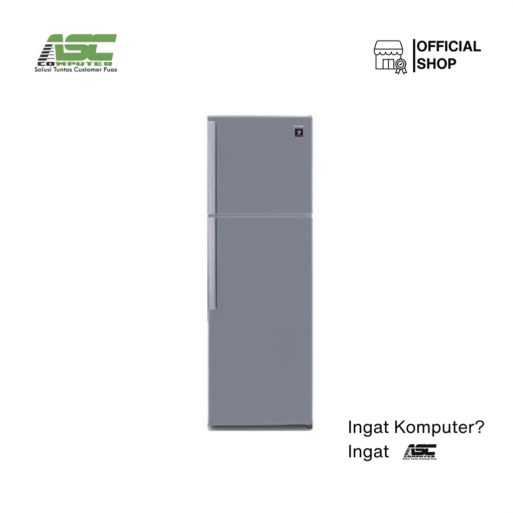Kulkas 2 Pintu SHARP Big SJ-420GP-SD Inverter J-Tech