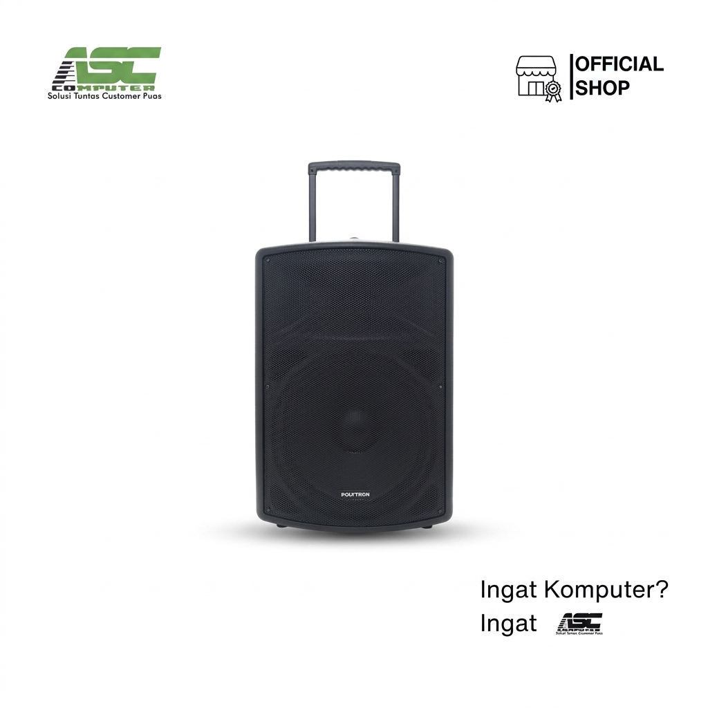 Polytron PAS-PRO12F3 Speaker Aktif Portable Professional 12 Inch Dual Power