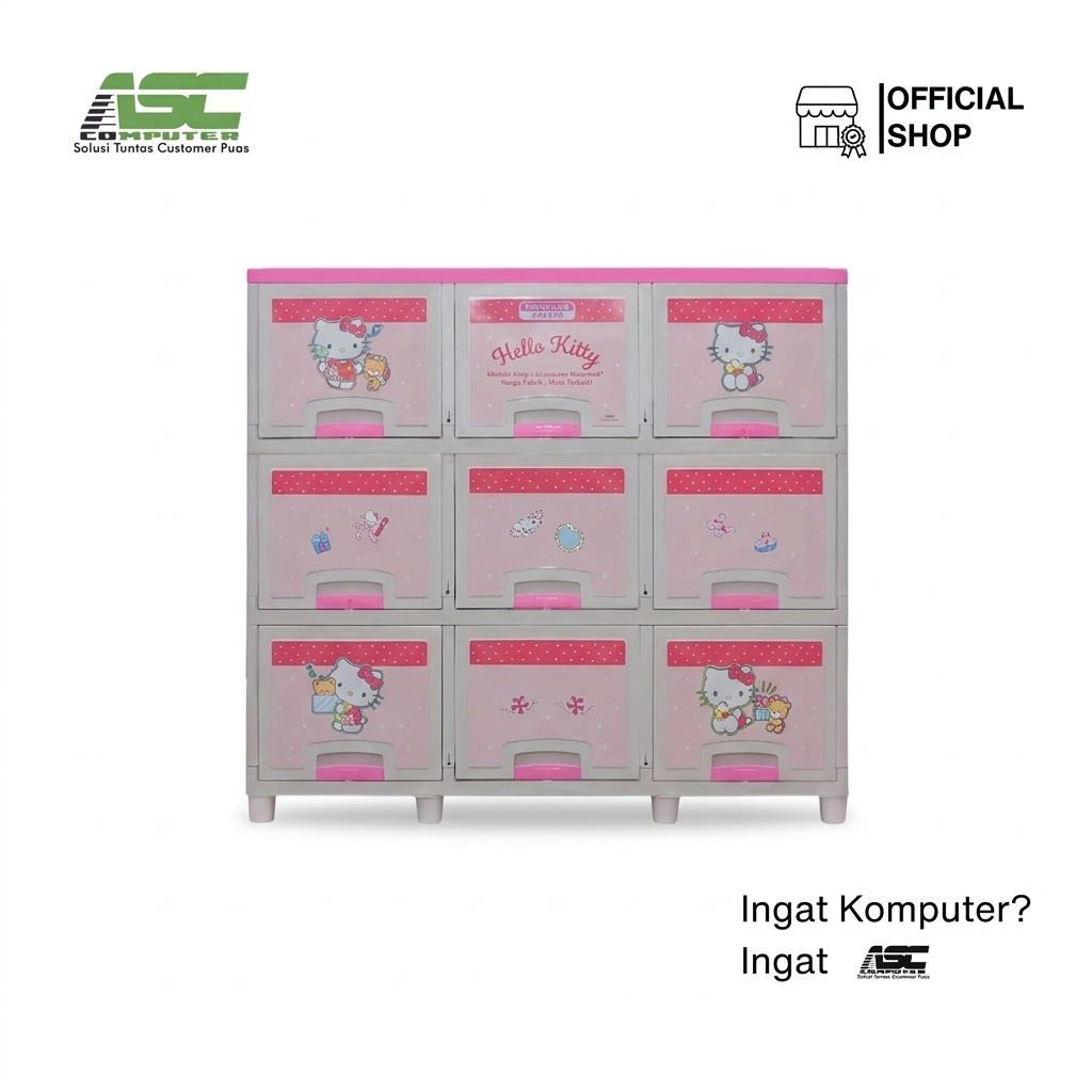 Locker Box Napoly LB 3309 KTBL 9 Pintu Plastik
